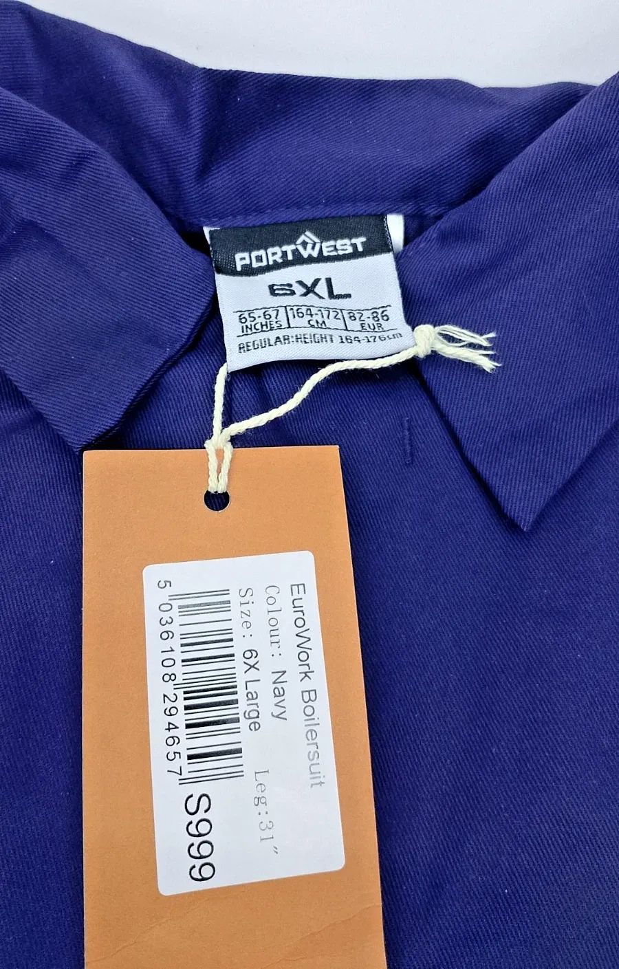 Portwest S999 Men's Coveralls Workwear 6XL - View 5