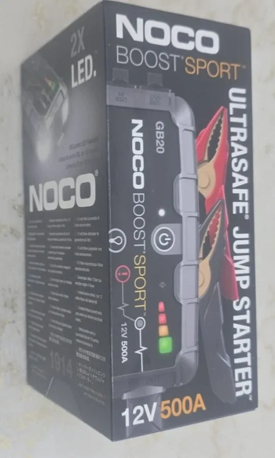 NOCO GB20 Boost Sport 500A 12V Jump Starter Up to 4.0L Petrol Engine - View 4