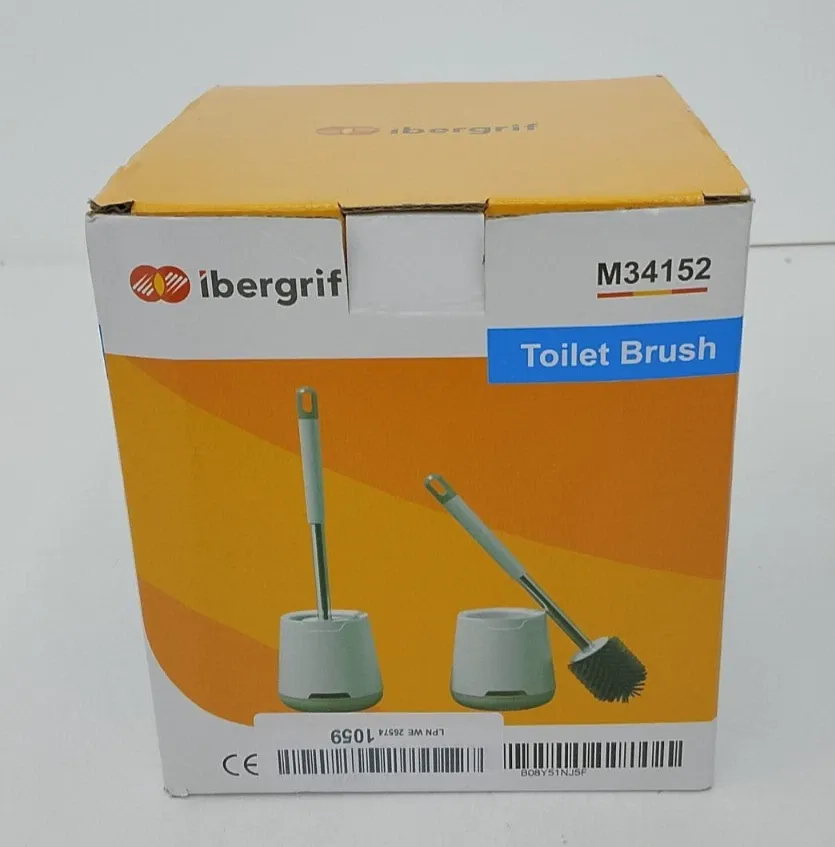 Ibergrif M34152 Silicone Toilet Brush & Quick-Drying Holder Set - View 4